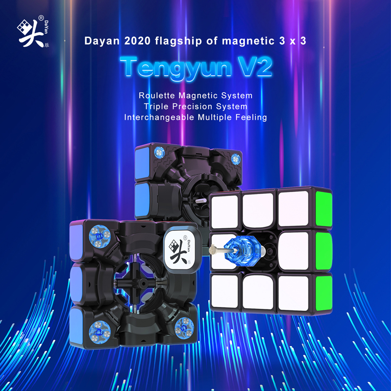 DaYan TengYun 3x3x3 V2 M ステッカーレス | smartship store