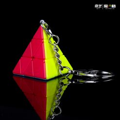 QiYi キーチェーン Pyraminx ステッカーレス
