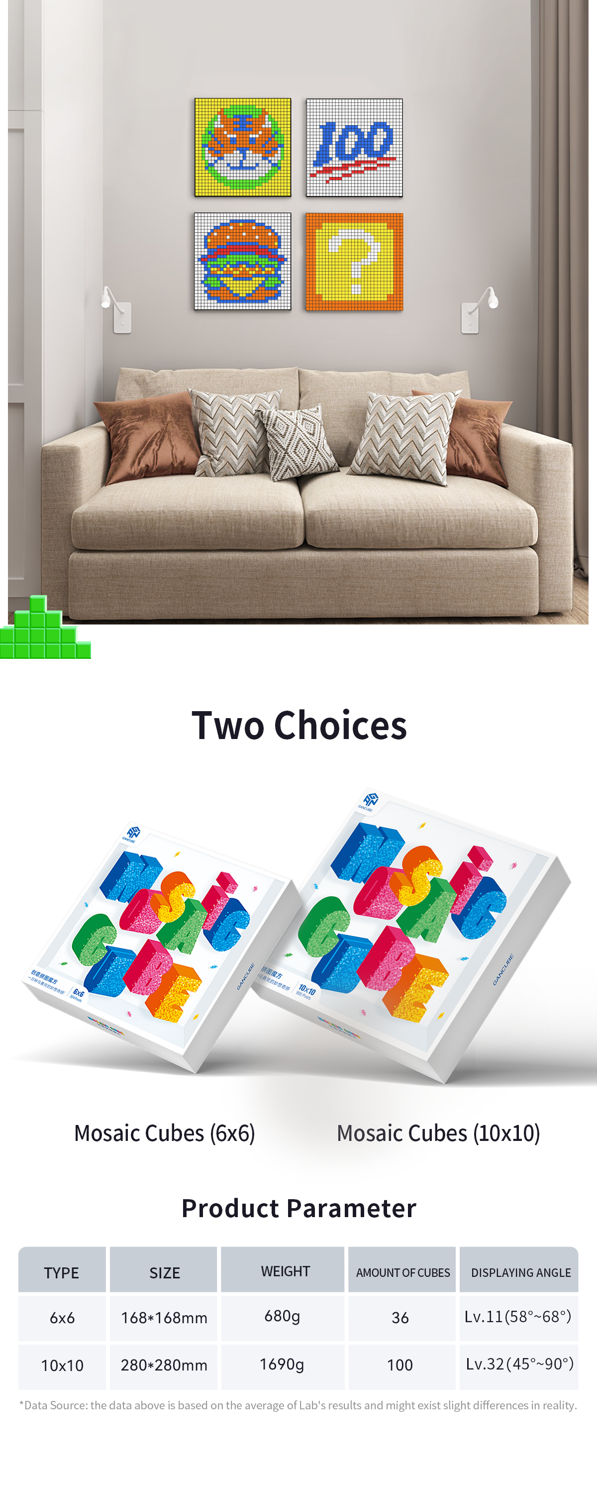 取扱終了] GAN Mosaic Cube 10x10 | smartship store