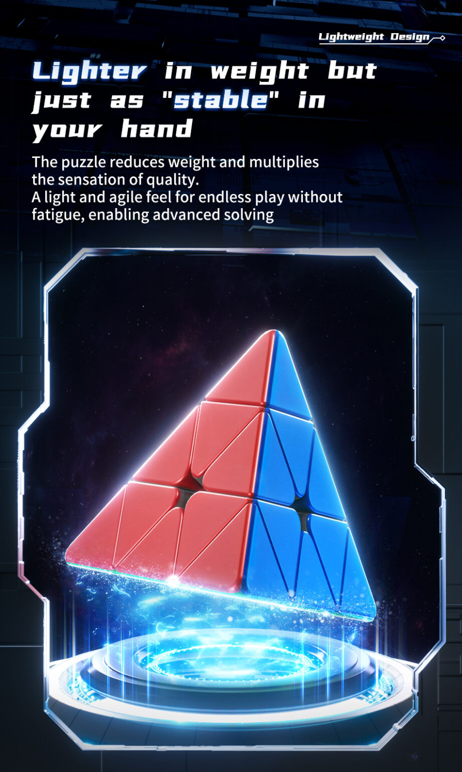 魔方教室 MeiLong Pyraminx V2 M ステッカーレス | smartship store