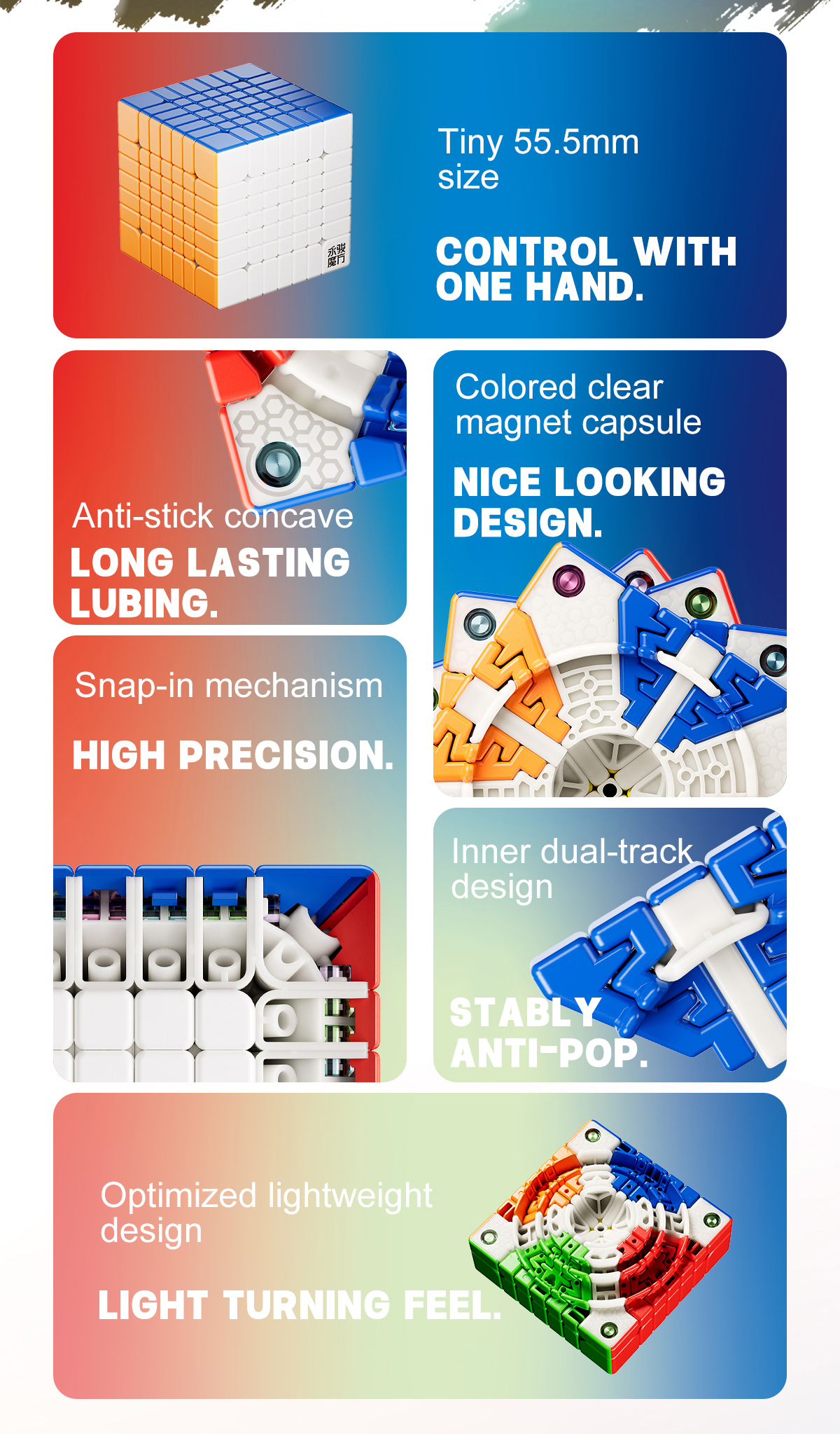 YJ Pocket Cube 7x7x7 M ステッカーレス | smartship store