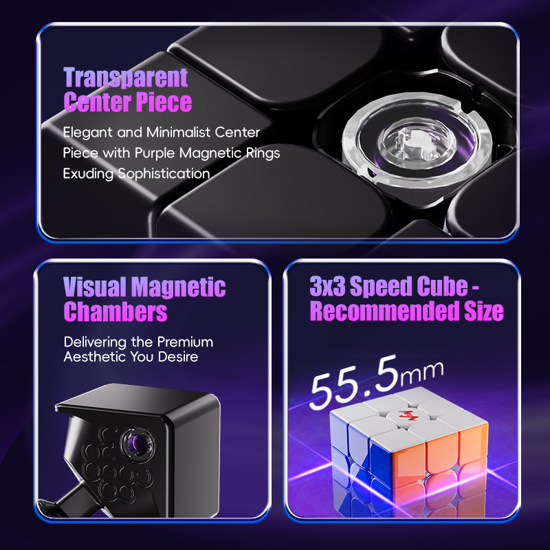 VinCube 3x3x3 Nova Maglev Core Magnet UV-Coated ステッカーレス - 画像 (6)