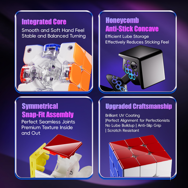 VinCube 3x3x3 Nova Maglev Core Magnet UV-Coated ステッカーレス - 画像 (7)