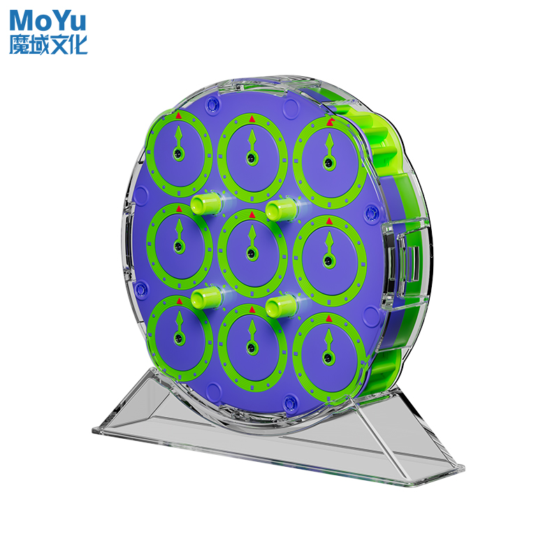 MoYu WeiLong Clock パープル - 画像 (3)