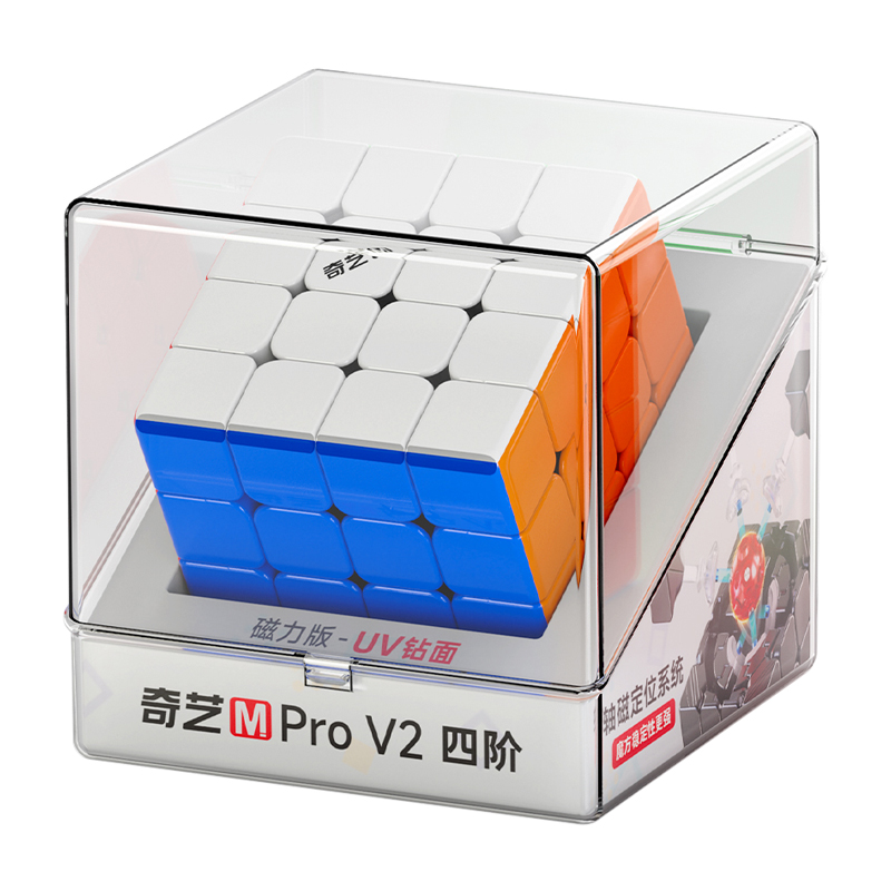 QiYi M Pro 4x4x4 V2 Core Magnet UV-Coated ステッカーレス - 画像 (3)