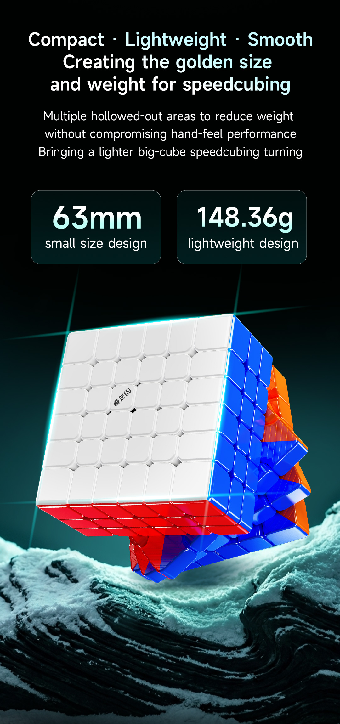 QiYi M Pro 6x6 Core Magnet UV-Coated ステッカーレス - 画像 (5)