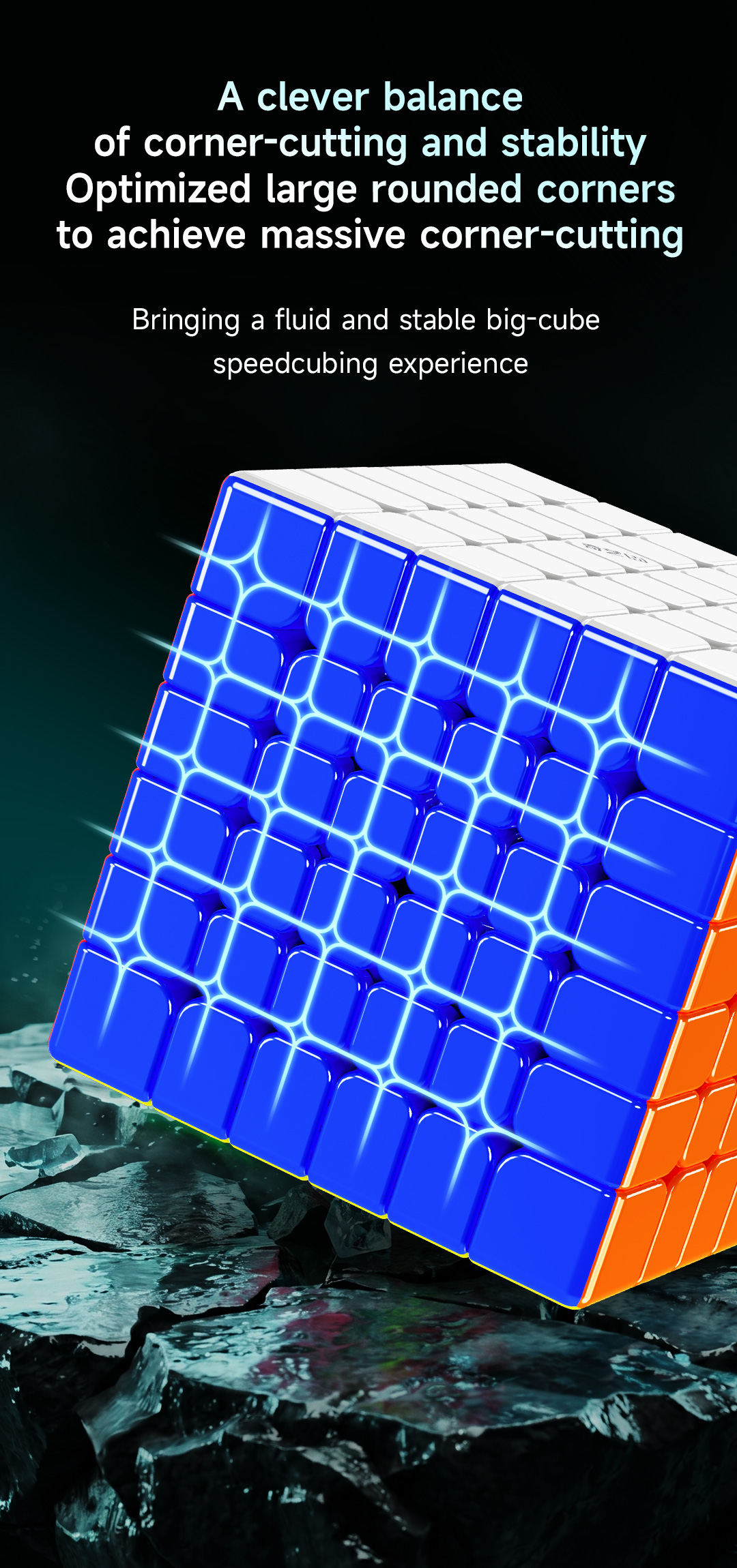 QiYi M Pro 6x6 Core Magnet UV-Coated ステッカーレス - 画像 (7)