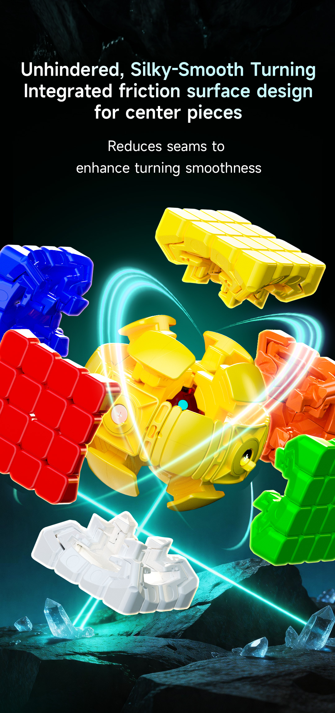QiYi M Pro 6x6 Core Magnet UV-Coated ステッカーレス - 画像 (8)
