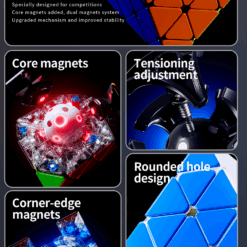DianSheng Galaxy FTO NEO Core Magnet ステッカーレス 内部ブラック - 画像 (3)