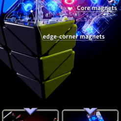 DianSheng Galaxy FTO NEO Core Magnet ステッカーレス 内部ブラック - 画像 (4)