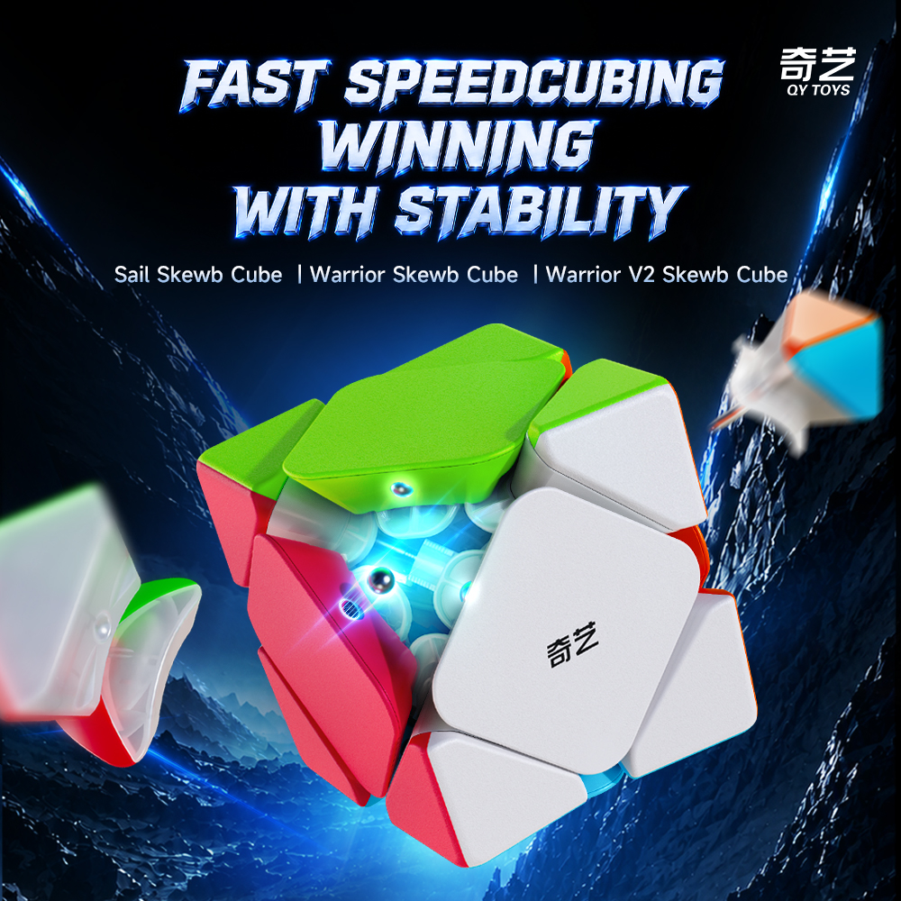 QiYi Warrior Skewb V2 ステッカーレス - 画像 (3)