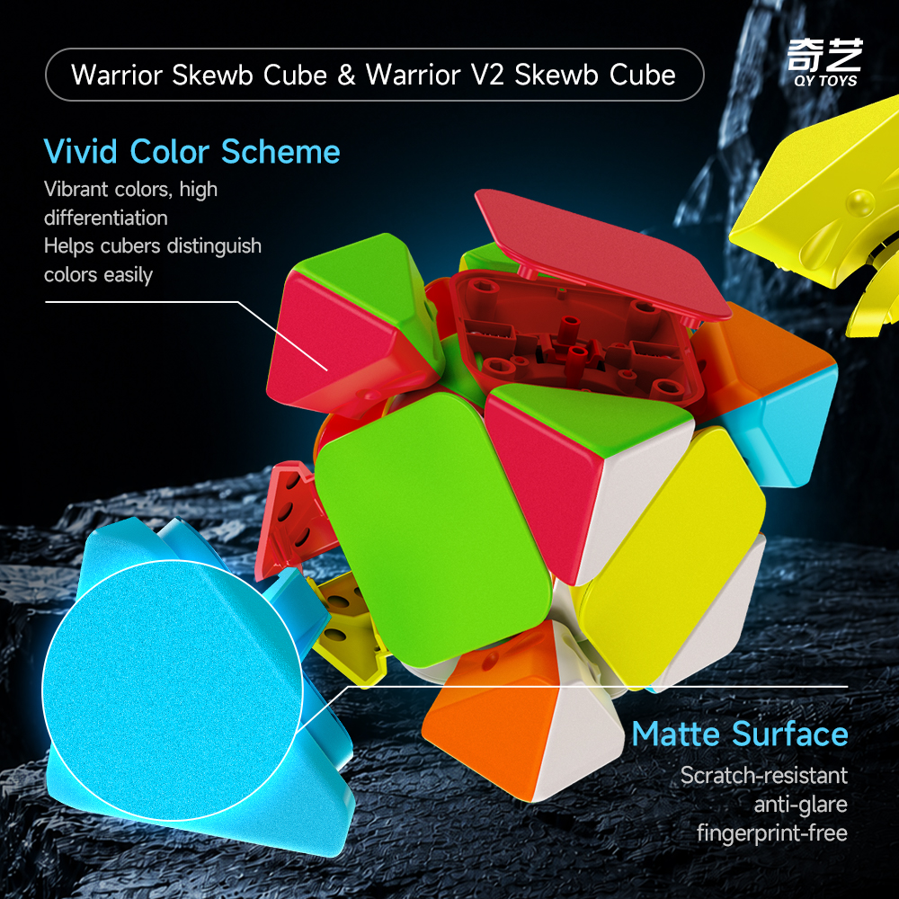 QiYi Warrior Skewb V2 ステッカーレス - 画像 (9)