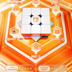MoYu PB Cube WR 3x3x3 20M Ball Core Maglev UV-Coated ステッカーレス - 画像 (13)