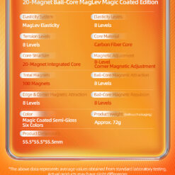 MoYu PB Cube WR 3x3x3 20M Ball Core Maglev UV-Coated ステッカーレス - 画像 (28)