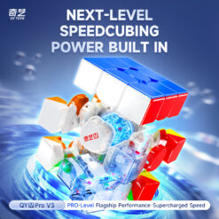 QiYi M Pro 3x3x3 V3 Pioneer UV-Coated ステッカーレス - 画像 (2)