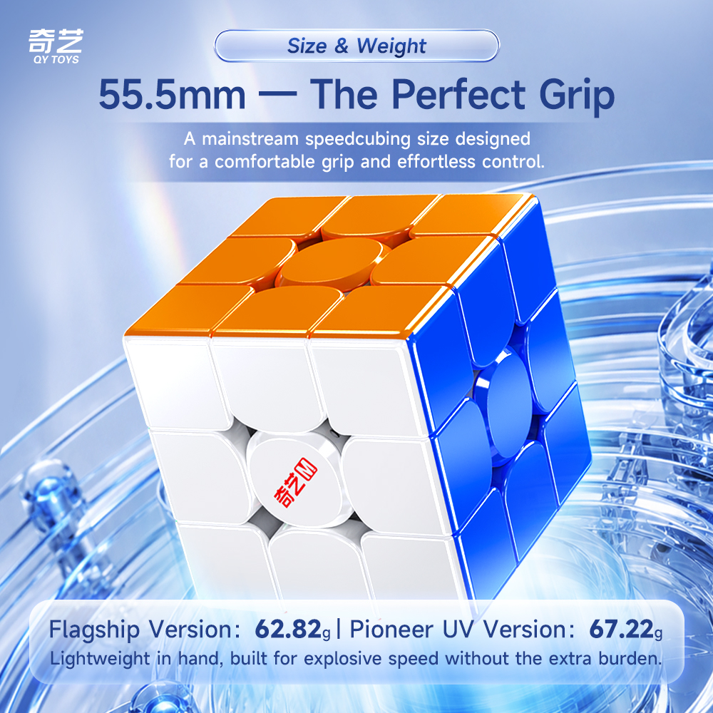 QiYi M Pro 3x3x3 V3 Pioneer UV-Coated ステッカーレス - 画像 (16)