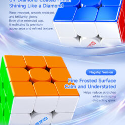 QiYi M Pro 3x3x3 V3 Pioneer UV-Coated ステッカーレス - 画像 (7)