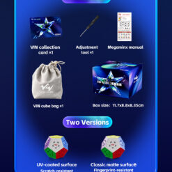 VinCube Azure Megaminx Nova ステッカーレス - 画像 (16)